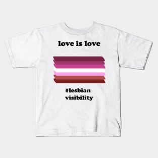 Lesbian Visibility Kids T-Shirt